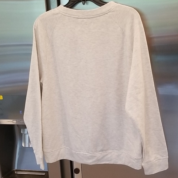 💕RAE DUNN💕 Raglan Merci Graphic Sweatshirt XL - Picture 2 of 11